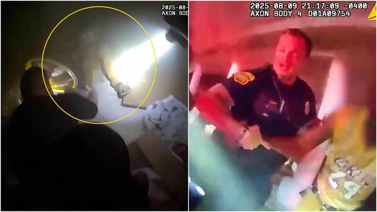 Hombre es arrastrado por los tobillos para salvarlo de incendio en Tampa