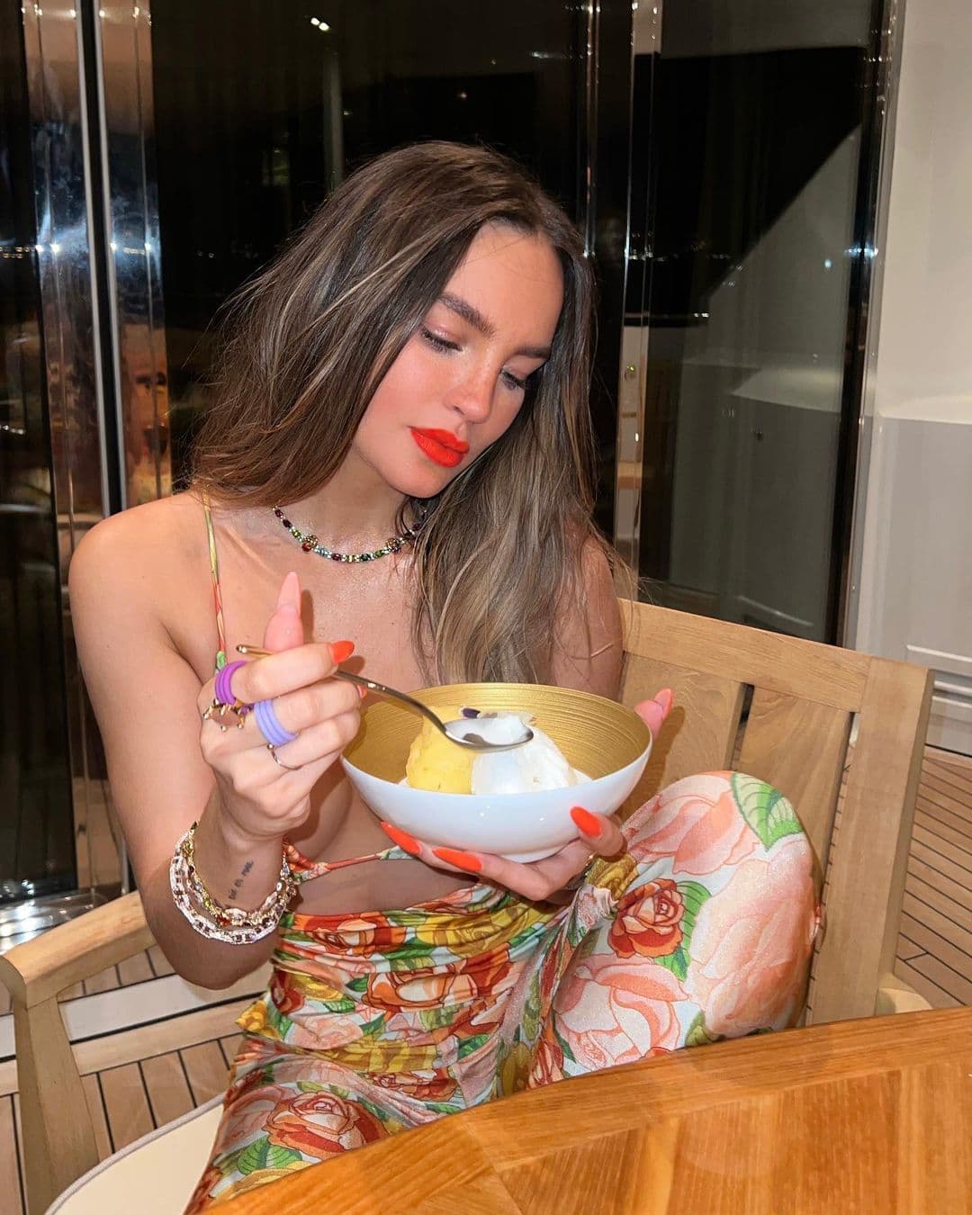Belinda disfruta de sus vacaciones por Italia.