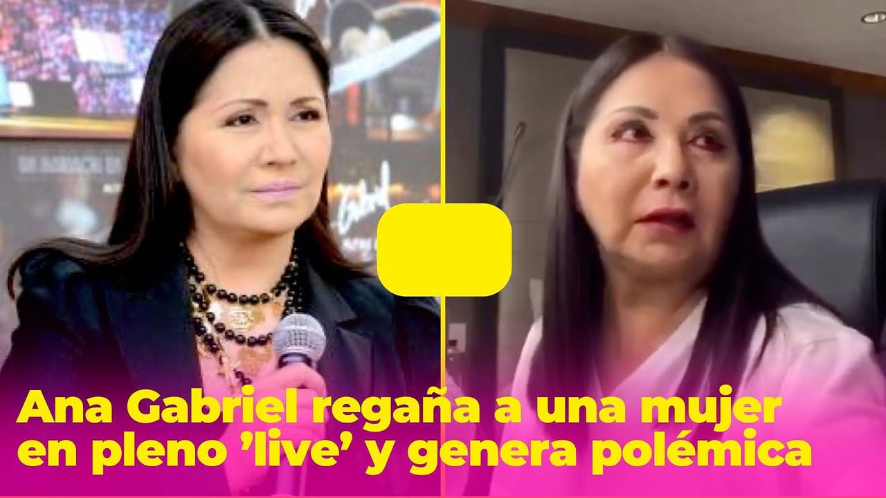 Ana Gabriel regaña a una mujer en pleno ’live’ y genera polémica por la forma en que la trató