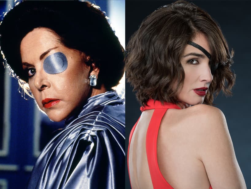 María Rubio interpretó a ‘Catalina Creel’ en las ficción original y ahora, la actiz de talla internacional Paz Vega encarna a la villana. 
<br>