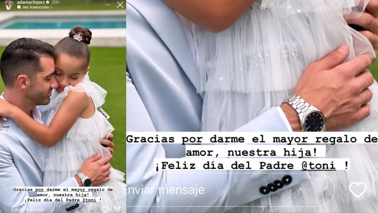 Este es el mensaje que Adamari López le dedicó a Toni Costa en el Día del Padre