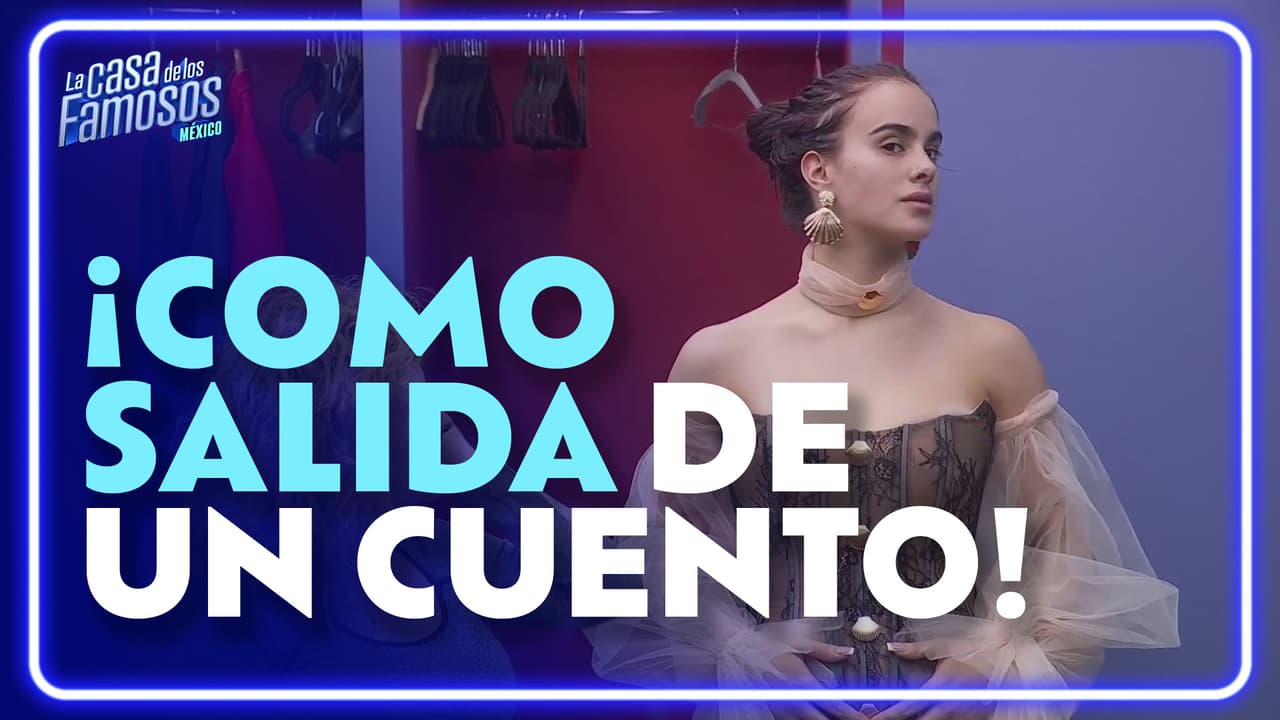 Briggitte se emociona por lo hermosa que se ve Gala con su vestido de princesa ruda