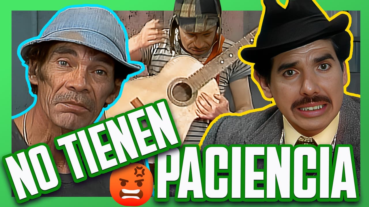El Profesor Jirafales y Don Ramón son maestros de guitarra