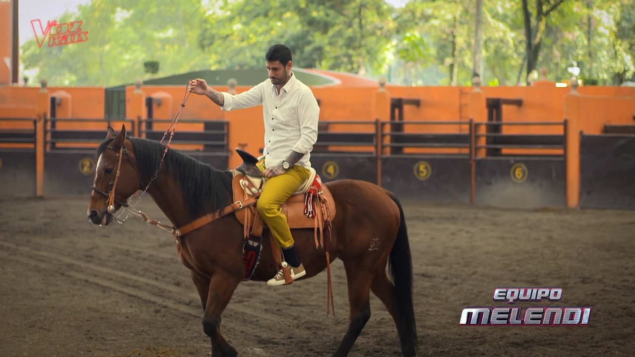 Melendi cumple su sueño de convertirse en charro y convive con sus finalistas de La Voz Kids