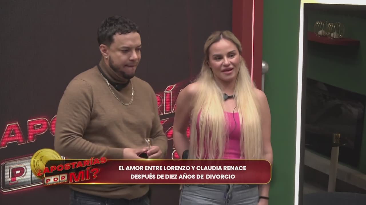 Claudia y Lorenzo hacen impactante revelación de su relación en la terapia de pareja en '¿Apostarías Por Mí?'