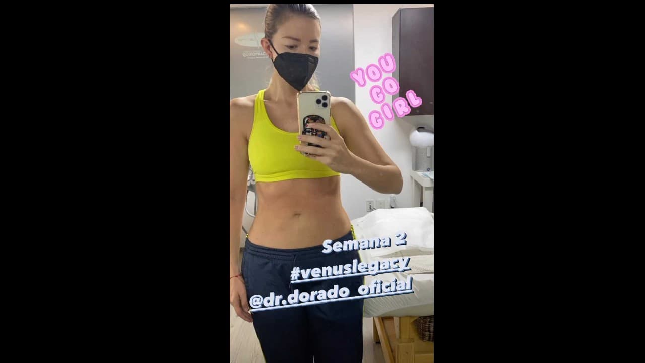 Fernanda Castillo dejó ver el resultado que tuvo después de una sesión