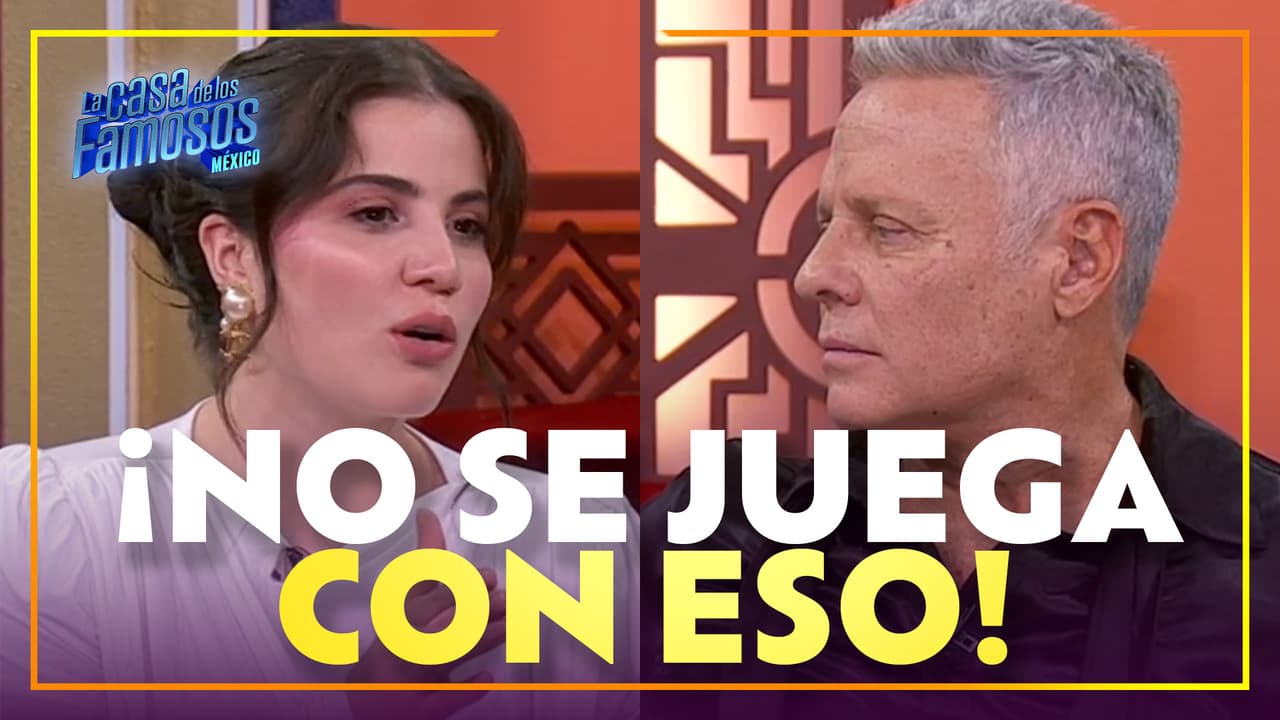Cinthia Aparicio le pide a Alexis Ayala que no existan faltas de respeto dentro de La Casa