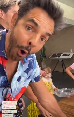 En la íntima reunión estuvieron presentes Eugenio, Vadhir, Aislinn, la pequeña Kailani, Mariana y su hija, además de claro, la festejada, y Aitana.