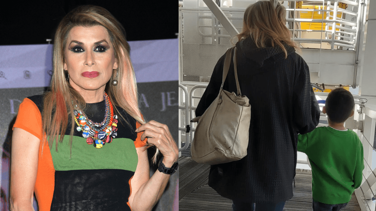 Publican la última foto que Dulce se tomó con su nieto antes de morir