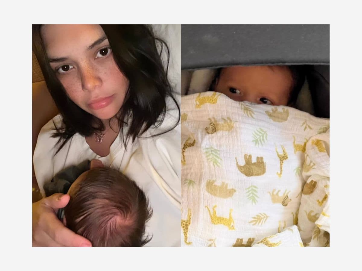 Yuridia muestra la carita de Benicio por primera vez