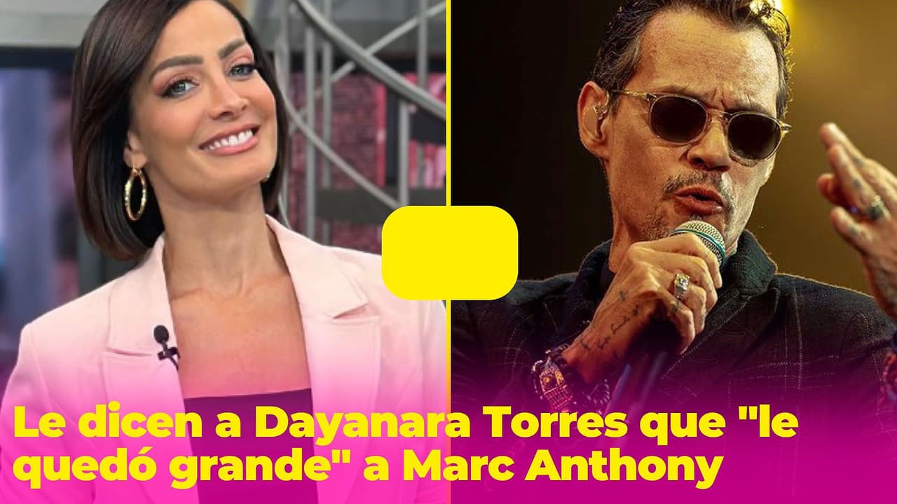 Dayanara Torres reacciona a las palabras de un admirador: le dijo que "le quedó grande" a Marc Anthony