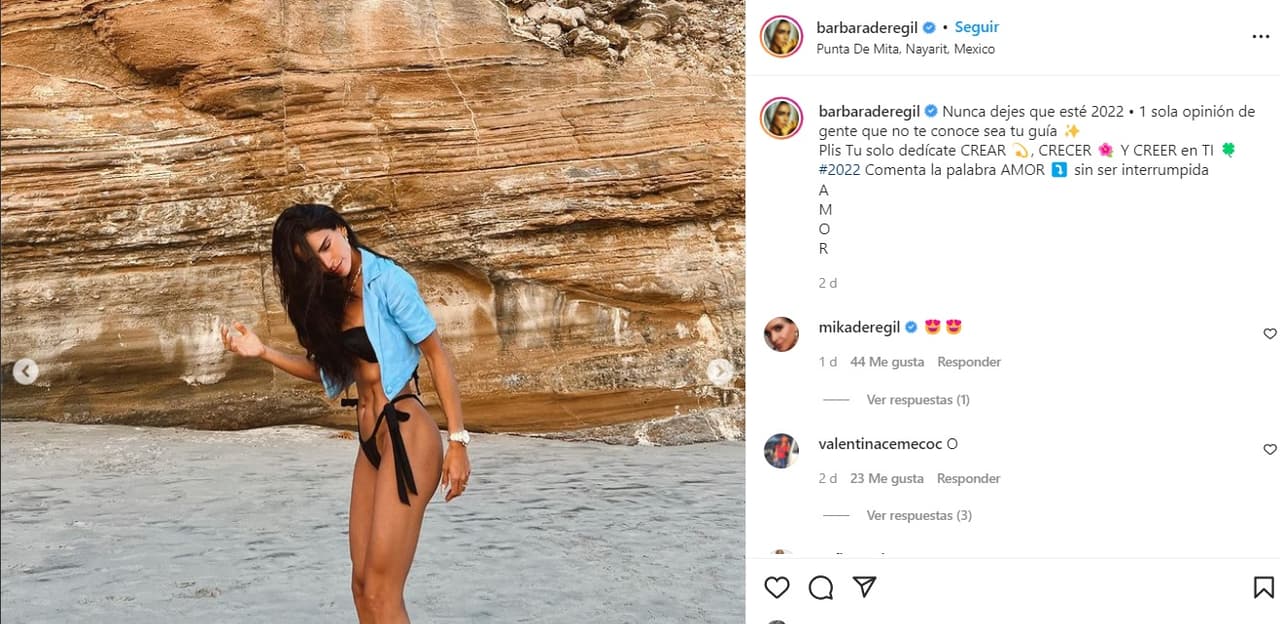 Bárbara de Regil en Punta Mita, Nayarit