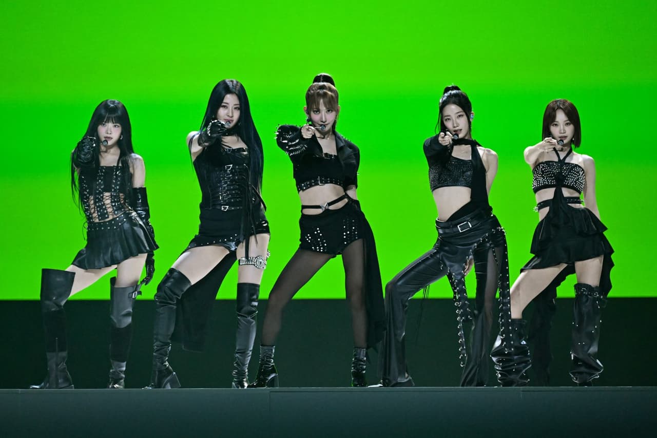 Grupo de K-Pop Le Sserafim.