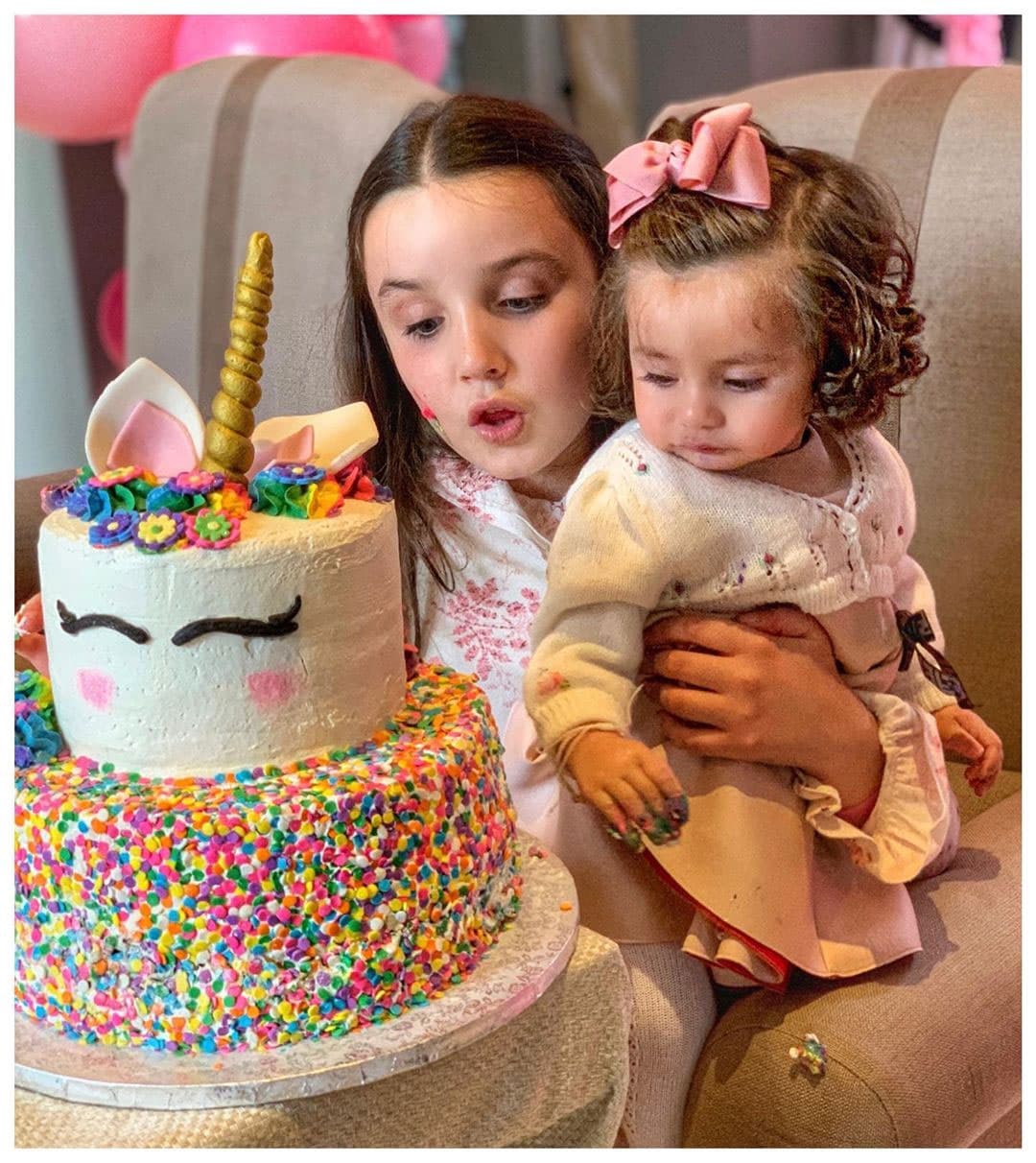 “Mis princesas”, fue el texto que eligió Inés para acompañar su publicación que consiguió más de 60 mil likes.