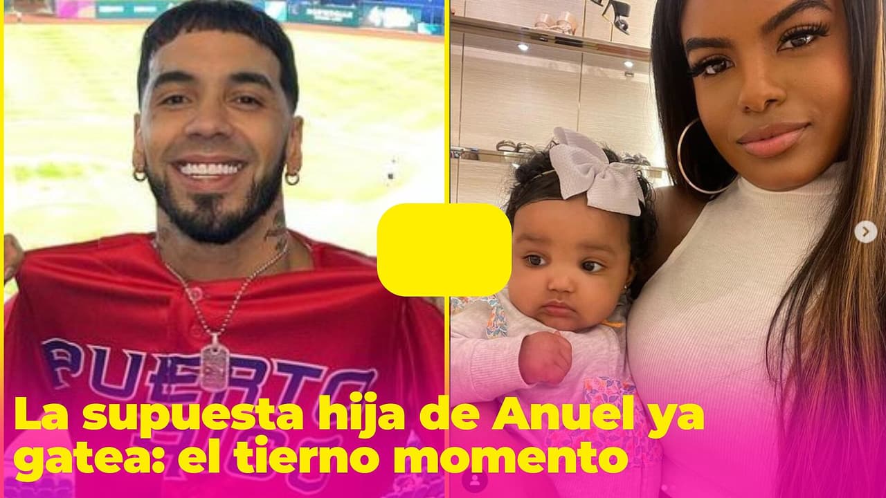 Mientras que Yailin anuncia el nacimiento de su bebé, la supuesta hija de Anuel AA ya gatea