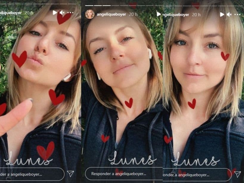 Como desde hace mucho no lo hacía, Angelique Boyer se dejó ver sin sus ya características ondas en el cabello.