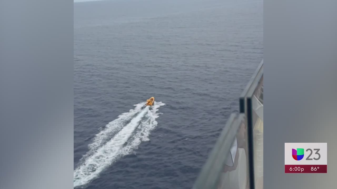 Tripulación del crucero salvó a niña que cayó al mar y a su padre que saltó tras ella