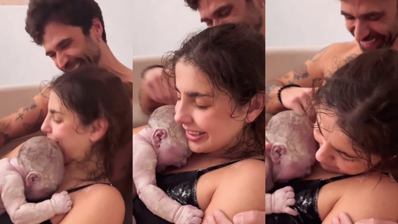 Michelle Renaud y Matías Novoa por fin revelan el nombre de su bebé recién nacido: video
