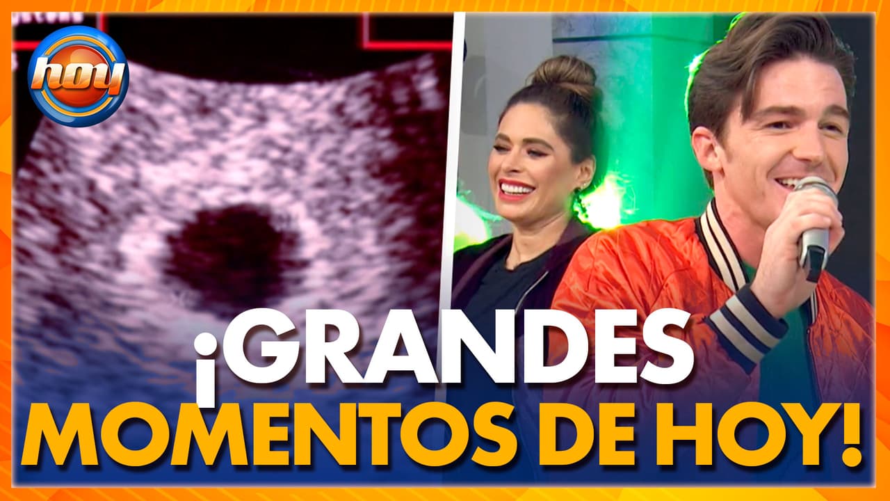 Galilea mostró su primer ultrasonido y Drake Bell desató la diversión en HOY