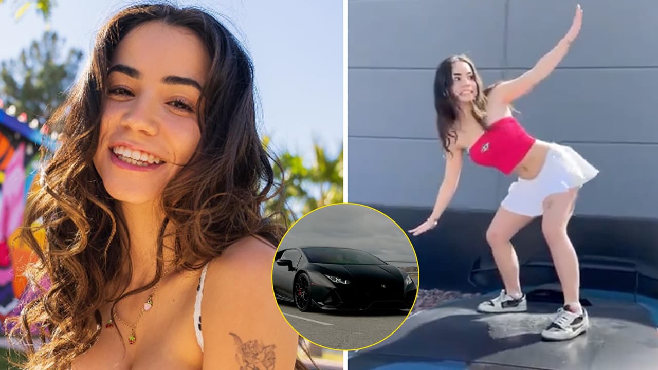 ¿Era suyo? Joven destruye Lamborghini por hacer baile viral y le llueven críticas 