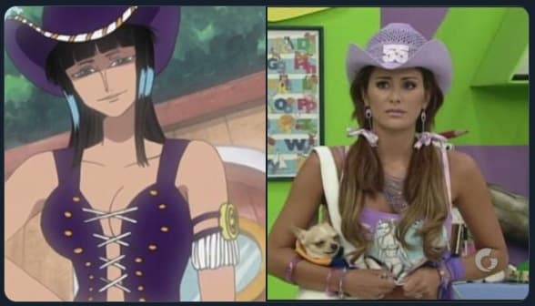 "Nico Robin" o Ninel Conde en su fase de cantante grupera.