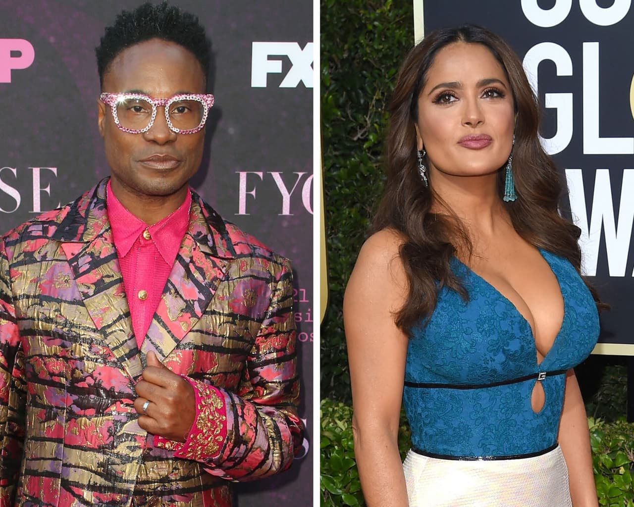 Billy Porter, actor de 'Pose', rinde tributo a icónico look noventero de Salma Hayek