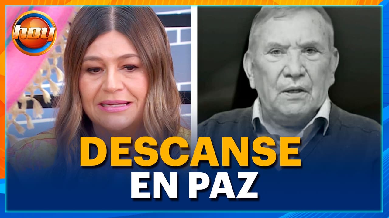 Con voz entrecortada, Martha Figueroa anuncia la muerte de Chucho Gallegos (Q.E.P.D.)