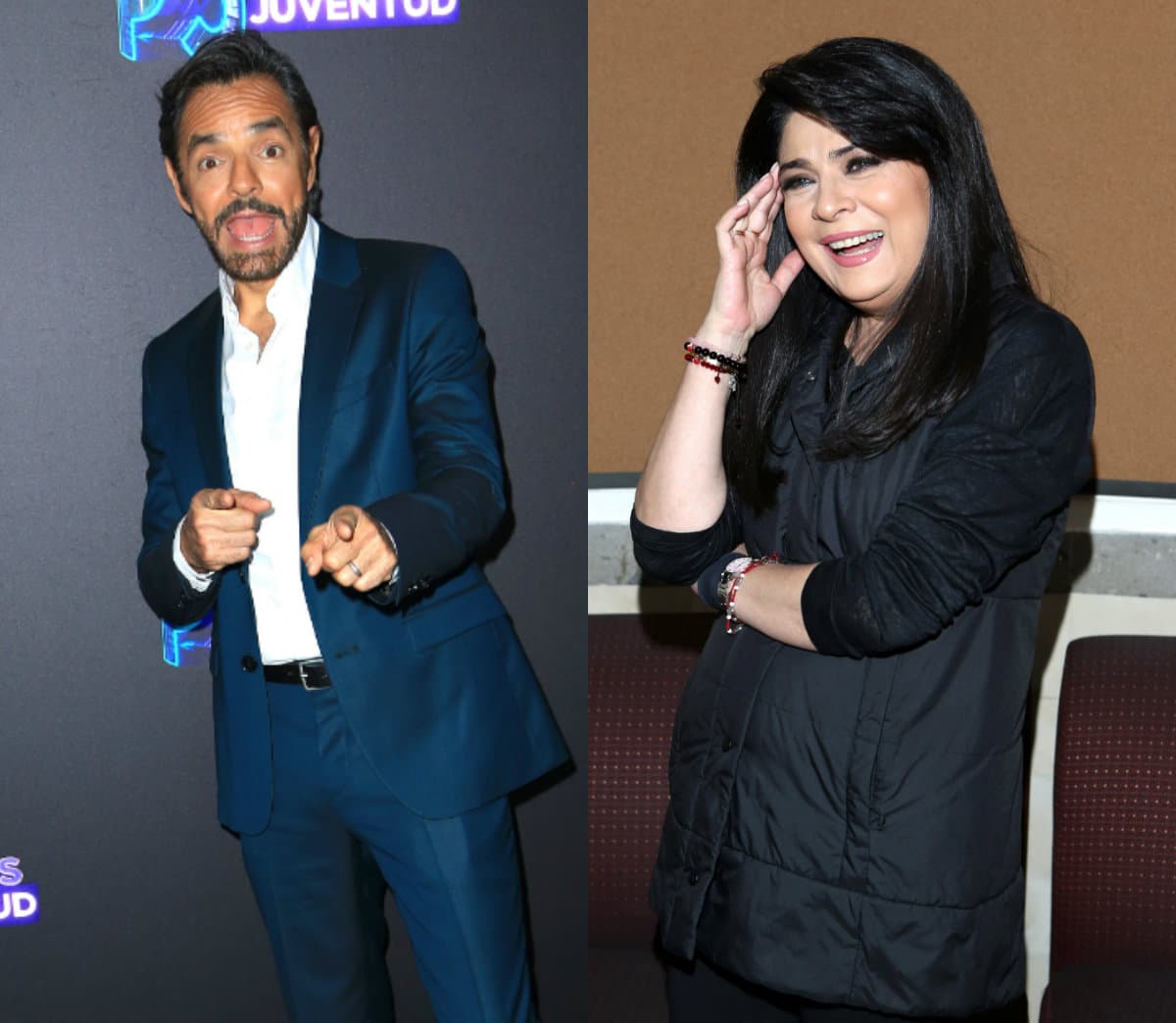 Victoria Ruffo bromea sobre el talento de Eugenio Derbez e incluso lo llama ‘feo’
