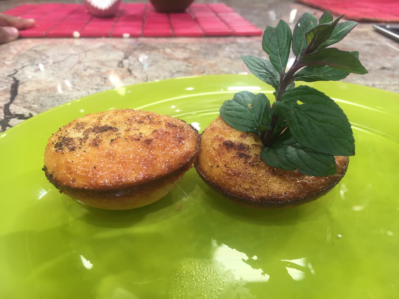 Pastelitos de elote y amaranto