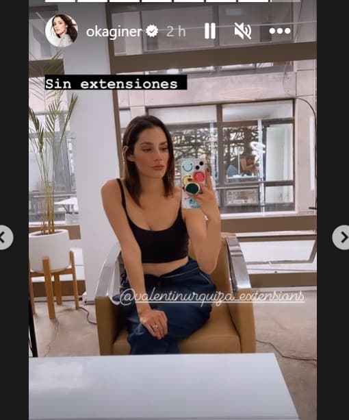 Oka Giner renueva su imagen tras concluir con las grabaciones de 'Perdona nuestros pecados'
