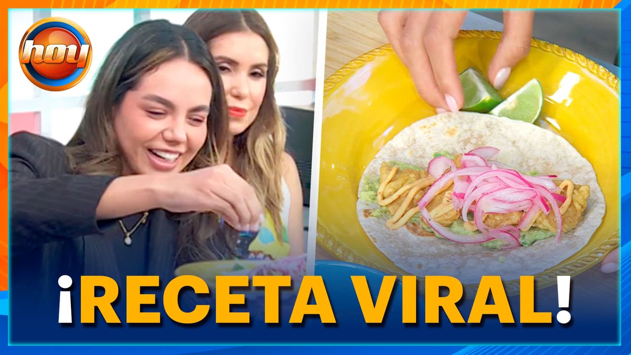 Samantha Guzmán comparte su DELICIOSO chicharrón de pescado VIRAL