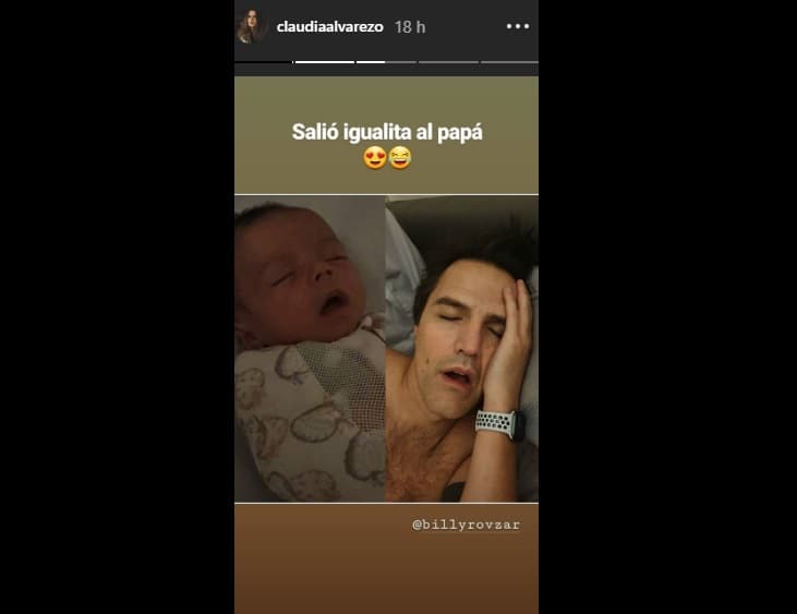 Claudia Álvarez comparte tierno parecido de su hija Kira con Billy Rovzar.