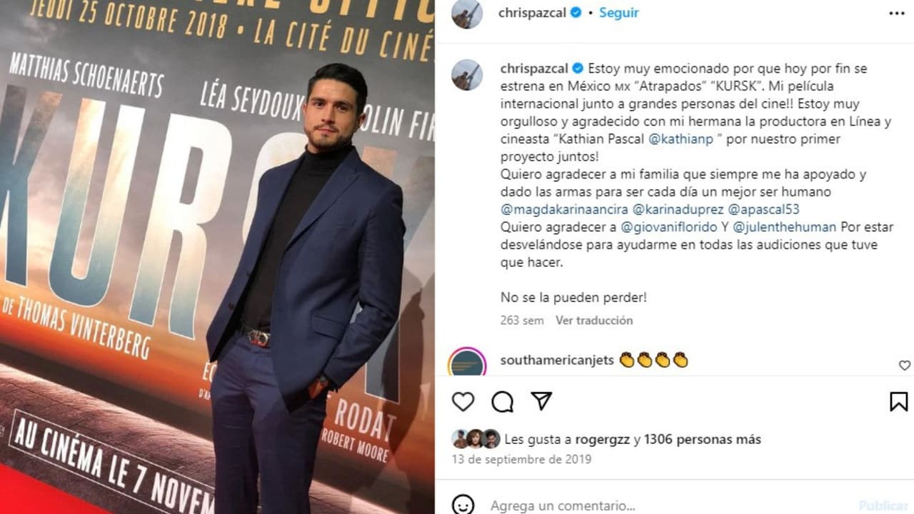 Chris Pazcal en película Kursk