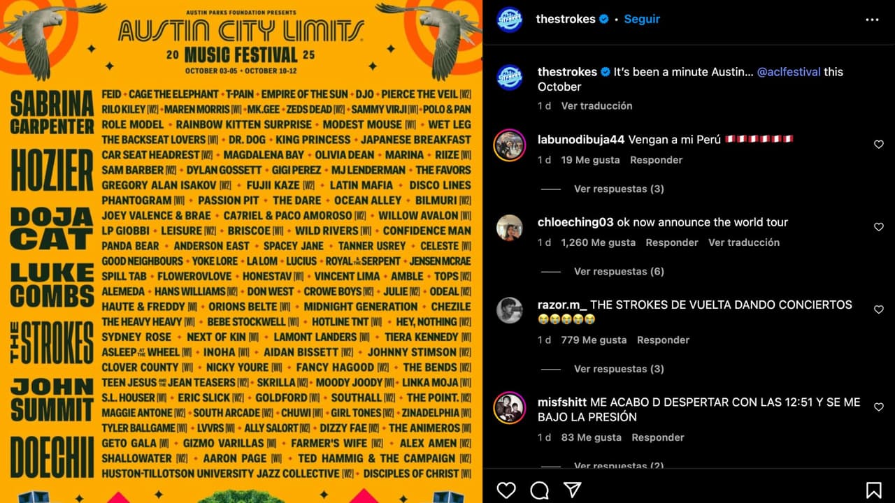 El anuncio oficial de su regreso lo hicieron a través de Instagram