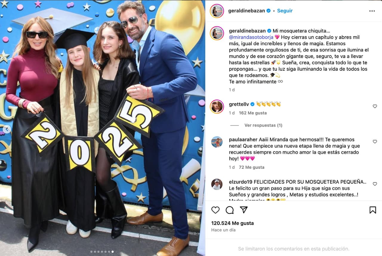 Geraldine Bazán y Gabriel Soto.