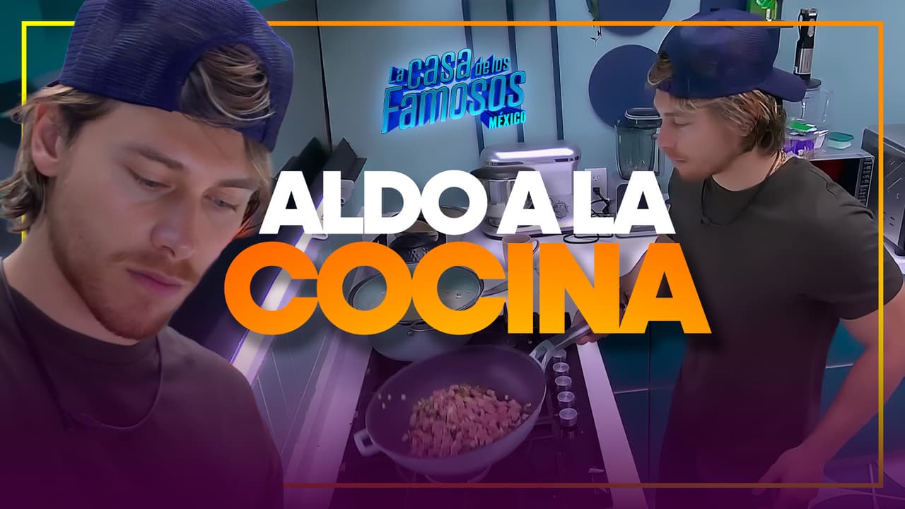 Aldo pasa la primera clase de cocina con Dalílah