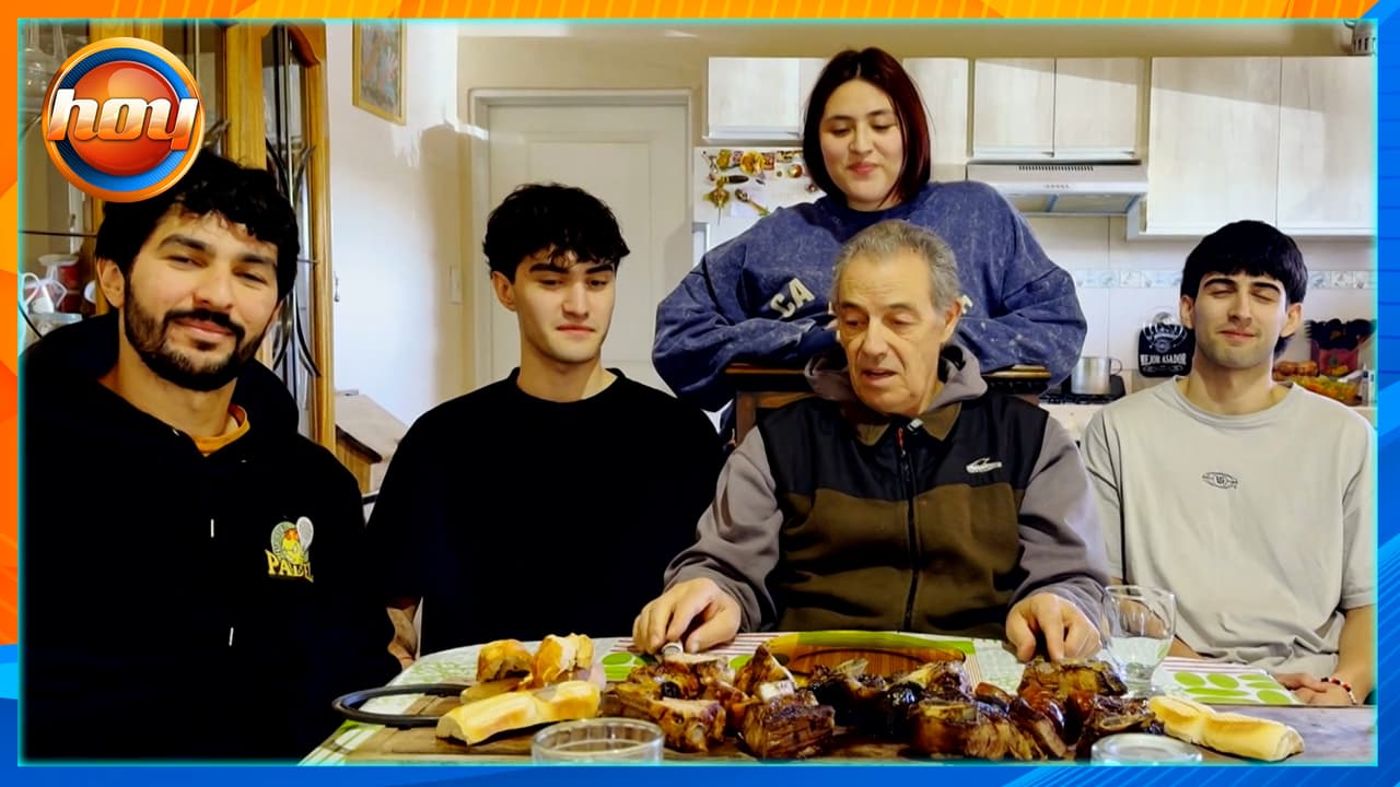El abuelo Gonzalo revela los secretos de un buen asado argentino