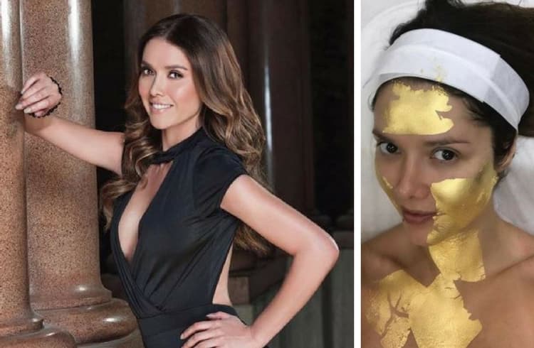 Marlene Favela y su mascarilla de 24K para rejuvenecer su rostro