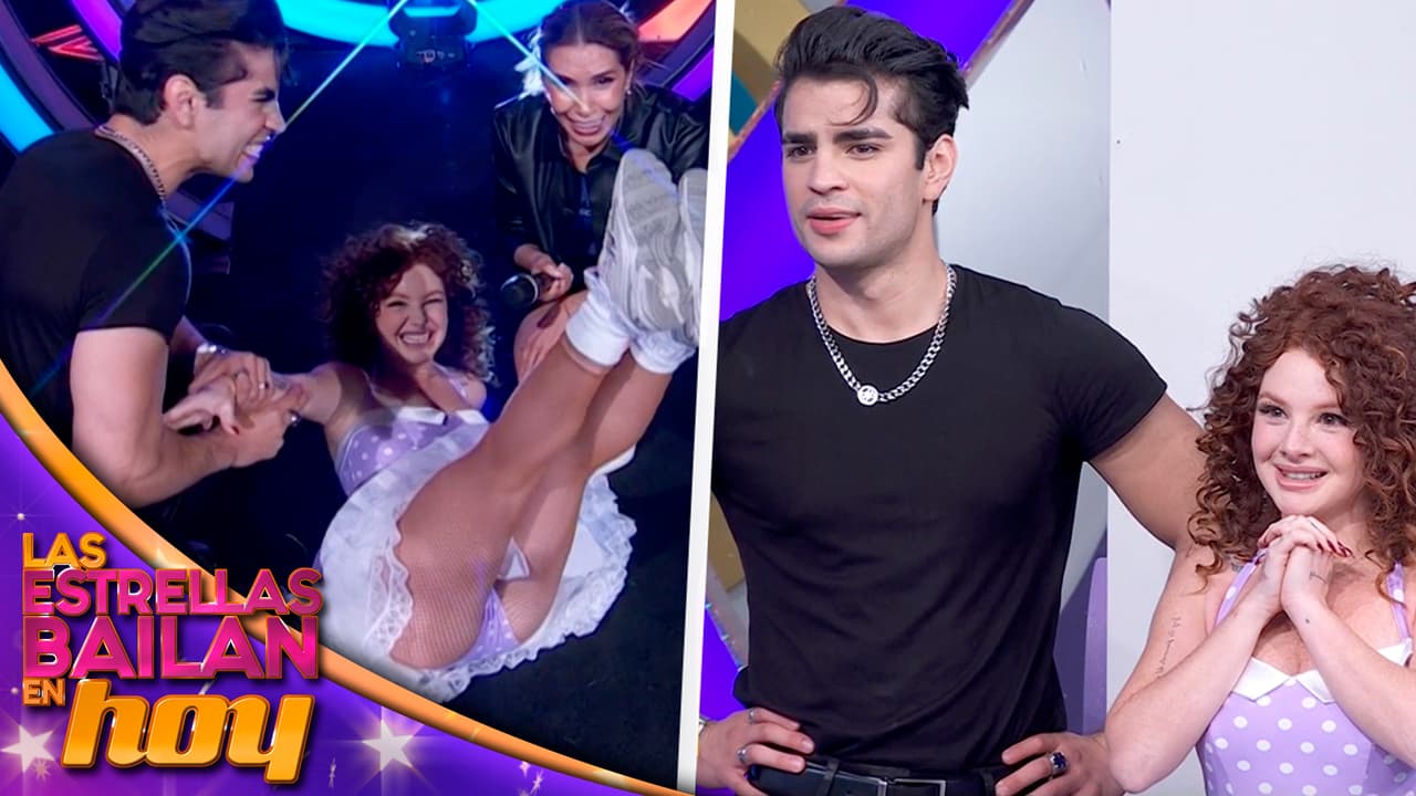¡Su mejor baile! Briggitte se ‘DESMAYA’ tras recibir las mejores calificaciones junto a Aarón