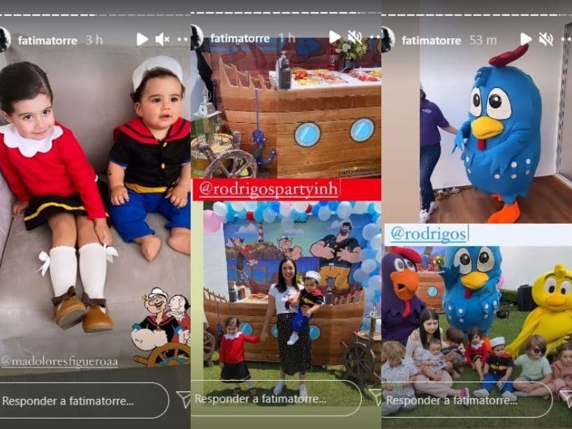 Isabella y Diego enternecieron las redes sociales de su famosa mamá.