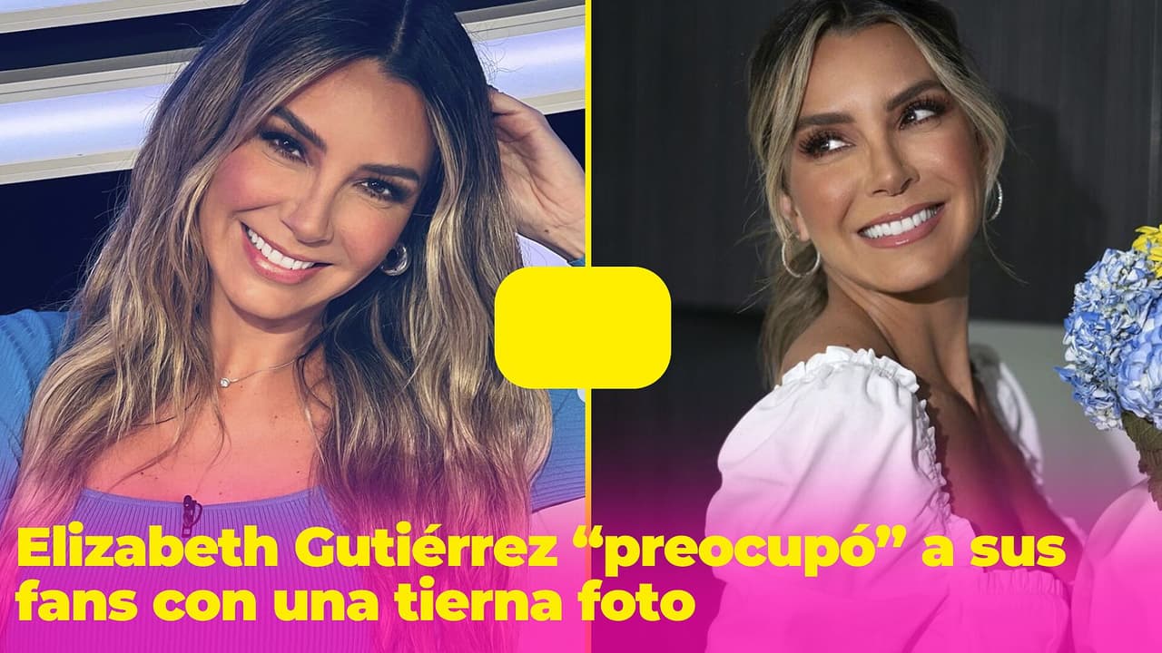 Esta foto de Elizabeth Gutiérrez preocupó a sus fans: "Ojalá estén bien los 4"