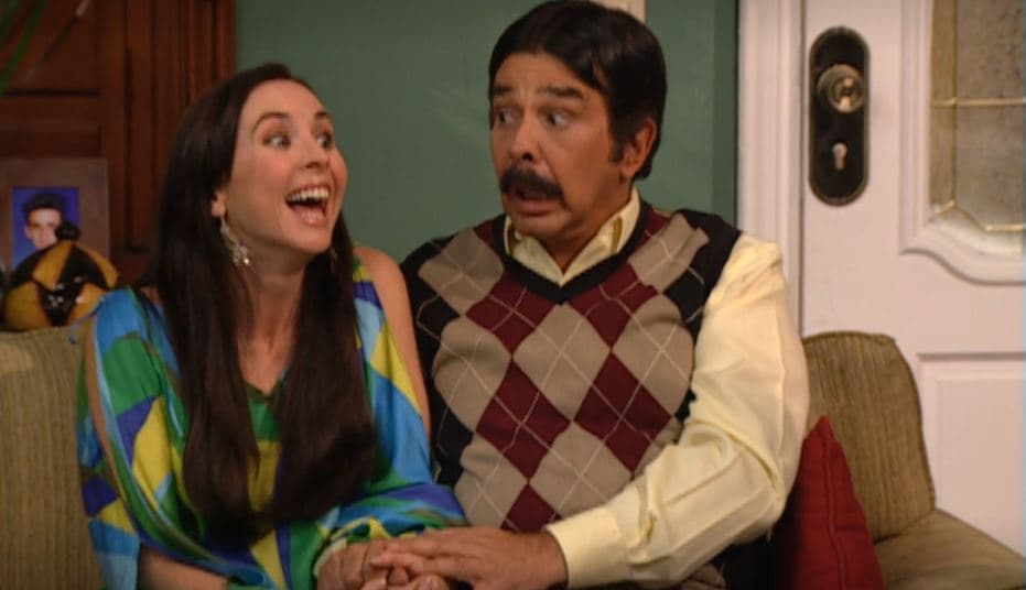 Cuando cambió de cuerpo y se comportó como 'Gaby' debido a la acción de un rayo.