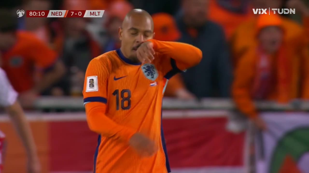 ¡Feria de goles! Países Bajos marca 3 goles consecutivos y ya ganan 7-0