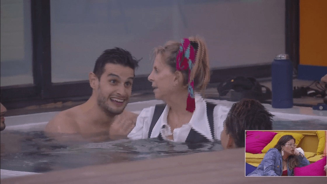 Shanik se mete en el jacuzzi con todo y ropa