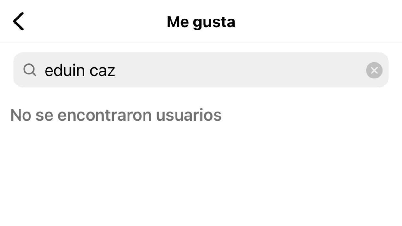 Eduin Caz no dio un 'me gusta' al mensaje que hizo Daisy Anahy en el que lo menciona.
