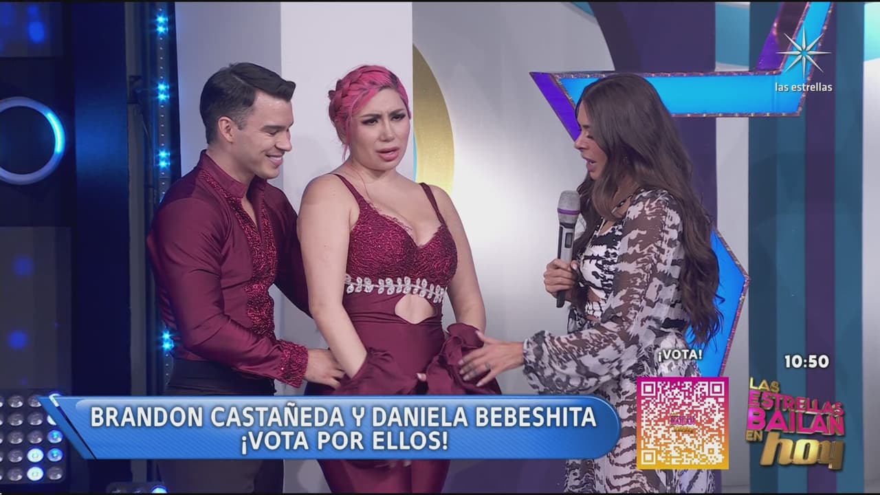 Bebeshita queda en lágrimas en Las Estrellas Bailan en Hoy: así la callan