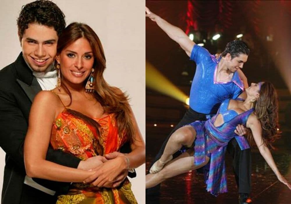 En 2005, se unió al elenco del reality ‘Bailando por un sueño’, donde obtuvo el cuarto puesto. Durante los ensayos del programa se fracturó el dedo meñique del pie, por lo que le tuvieron que enyesar el pie completo.
