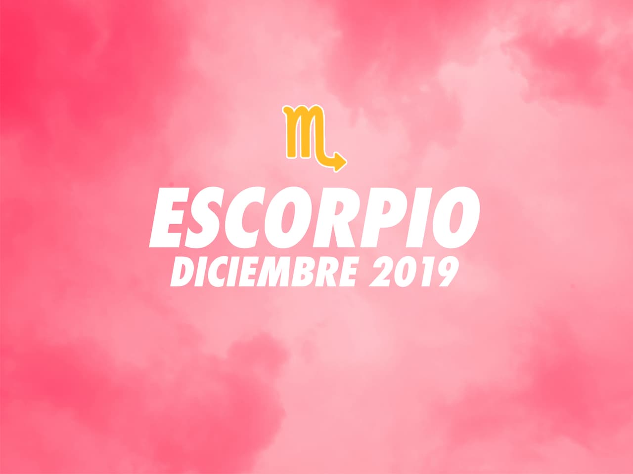 Horóscopo Escorpio: ¿Cómo será diciembre para ti?