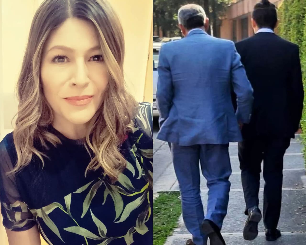 La conductora dio el último adiós a su exesposo.