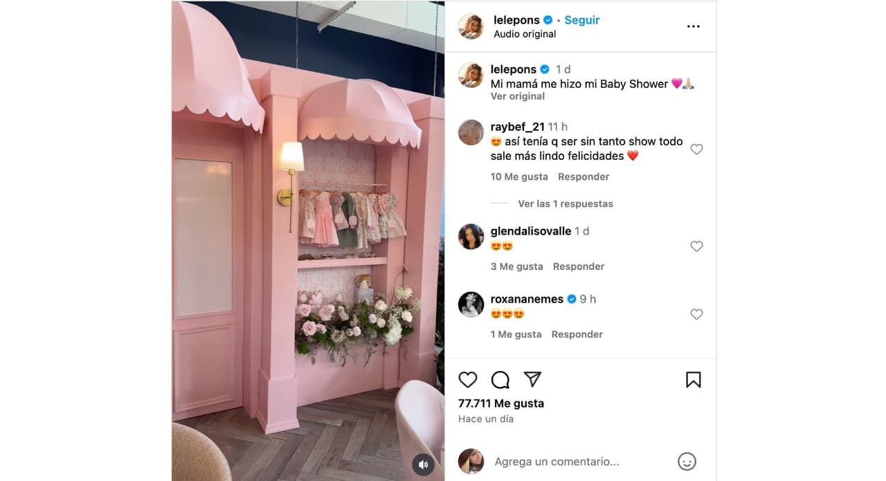 Lele Pons, Baby Shower.